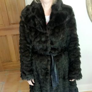 Faux fur winter jacket